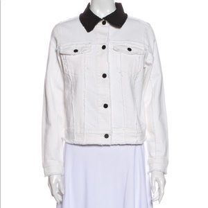 FRAME White Denim Jacket